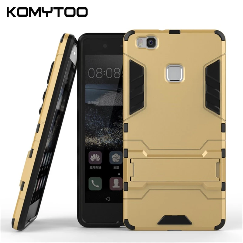 Cases For Huawei Ascend P8 P9 Lite Honor 8 V8 5X 5C Mate Case Stand Holder TPU&ampPC Plastic+Hard Silicone Dual Armor Coque Capa |