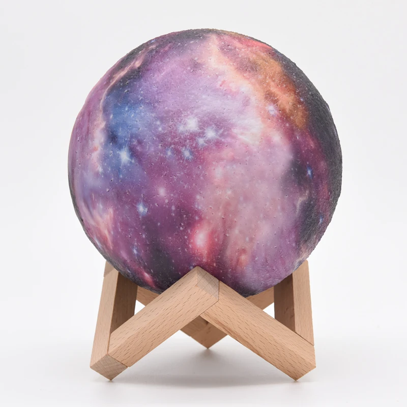  Rambery Moon Lamp 3D Moon Night Light Lamp with Stand star Galaxy lamp 3D Lunar Night Light Remote  - 33002863377