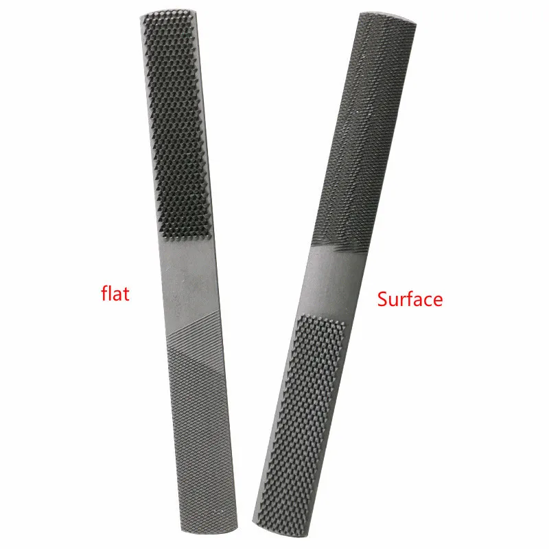 

Four-in-one Woodworking File Mahogany File DIY Wood Flat File Wood Semi-Circular Steel Flat File Steel
