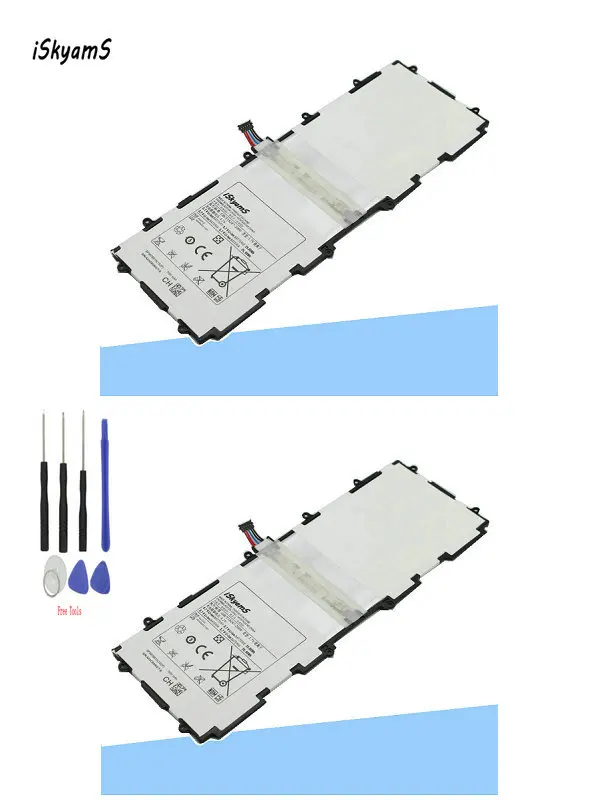 ISkyamS 2x7000 мА/ч SP3676B1A(1S2P) запасная батарея для Samsung Galaxy Tablet Tab 2 Note 10 1 P5100 P5110 P7500 P7510 N8000 |
