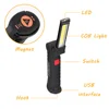 COB LED Flashlight Portable USB Rechargeable 5 Mode Working Light Magnetic Torch Lanterna Hanging Hook Lamp for Outdoor Camping ► Photo 3/6