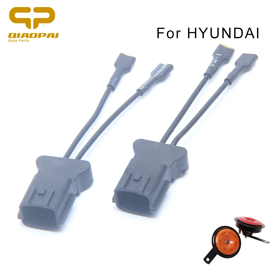 

Universal Car Snails Horn Dedicated Horn Socket Conversion plug Loudspeaker Socket Trumpet Accessories For HY Hyundai Car