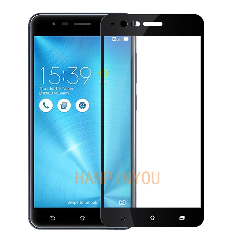 Для Asus Zenfone 3 Zoom ZE553KL/Zenfone S 5 &quotПолное покрытие закаленное стекло 9H 2.5D Премиум