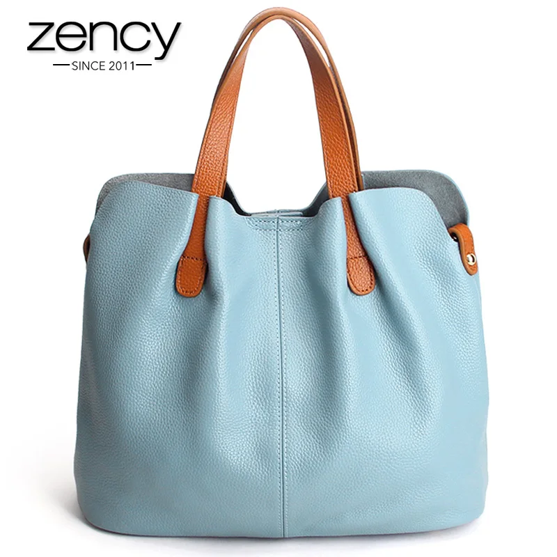 2017 Summer Women font b Handbag b font Genuine font b Leather b font Tote Shoulder