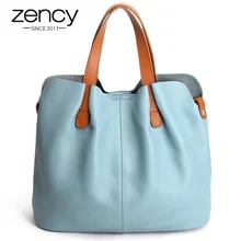 2017 Verano de Las Mujeres Del Bolso de Mano de Cuero Genuino bolso del Cubo Del Bolso Monedero de Las Señoras Bolso de Compras Ocasional Satchel Bolsos de Asas de la Capacidad