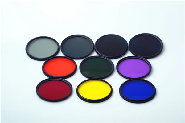 Цветной фильтр для объектива камеры 55 мм Sony Alpha A390 A33 A55 A35 A65 A77 A57 A37 A99|color filter|colored lens