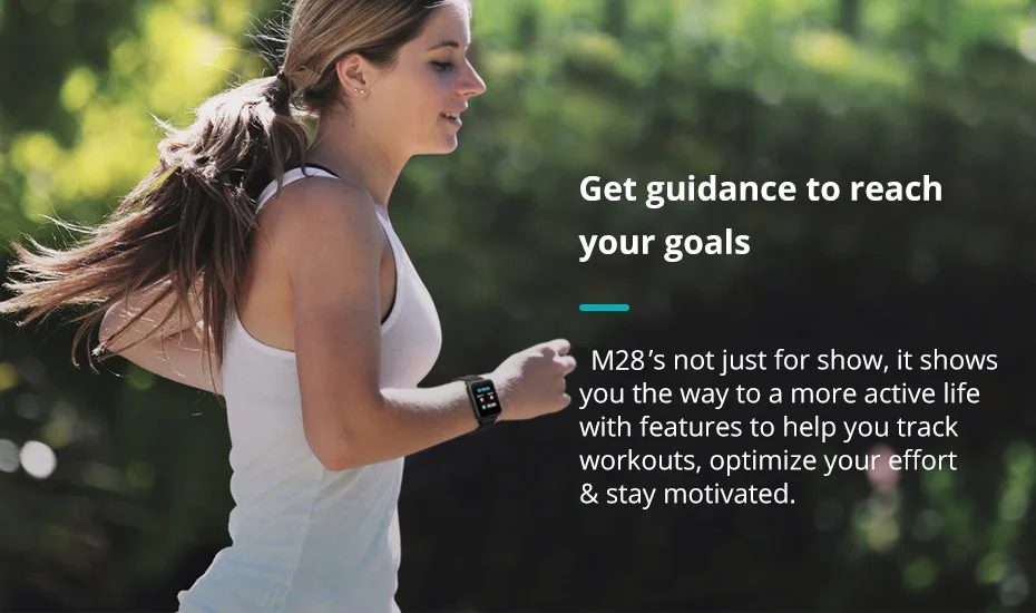 COLMI Smart Watch M28 IP68 Waterproof Bluetooth Heart Rate Blood Pressure Smartwatch for Xiao mi Android IOS Phone 6