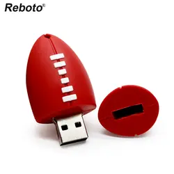 Лидер продаж USB Flash Drive Мультфильм регби накопитель Забавный регби Memory Stick Милый Футбол 4 GB 8 GB 16 ГБ, 32 ГБ, 64 ГБ U диска