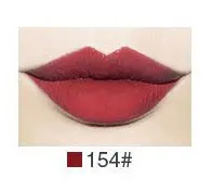 Menow бренд косметики длительный увлажняющий kissproof матовая Водонепроницаемый пикантные блеск для губ Lip Make Up питательный LG01 - Цвет: 154