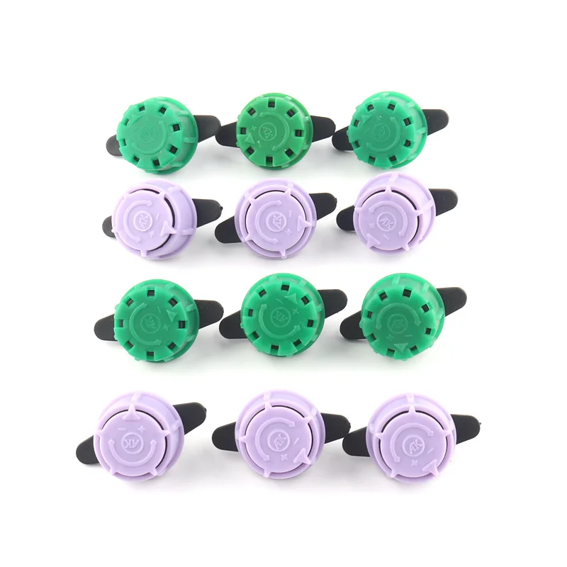 15pcs 5 Holes/8 Holes Adjustable Dripper Gardening Pressure Compensation Purple/Green Agricultural | Дом и сад
