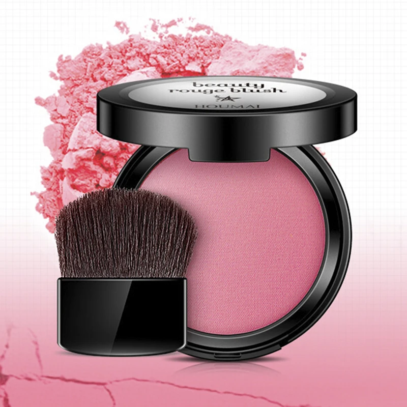 Face Make Up Professional Palette Blush Contour Shadow Shiny Pink Cheek Rouge Blusher Blush Powder Cosmestics