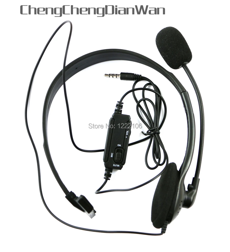 ChengChengDianWan 2pcs lot New for PS4 unilateral Headset Headphone with Mic Microphone Earphone Gaming Headset