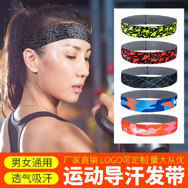 Эластичные головы Sweatband мягкие Бег Йога Пот Группа для мужчин женщин фитнес