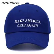Высокое качество бренд письмо Сделать Америка CRIP снова Snapback кепки хлопок Бейсболка для мужчин женщин хип-хоп шляпа папы костяная Garros