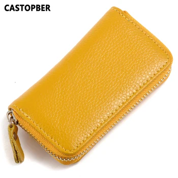 

Fashion Designer Split Leather Cowhide Women's Key Wallets Women Housekeeper Holders Men's Car Key Wallets Case Famous Brand Bag
