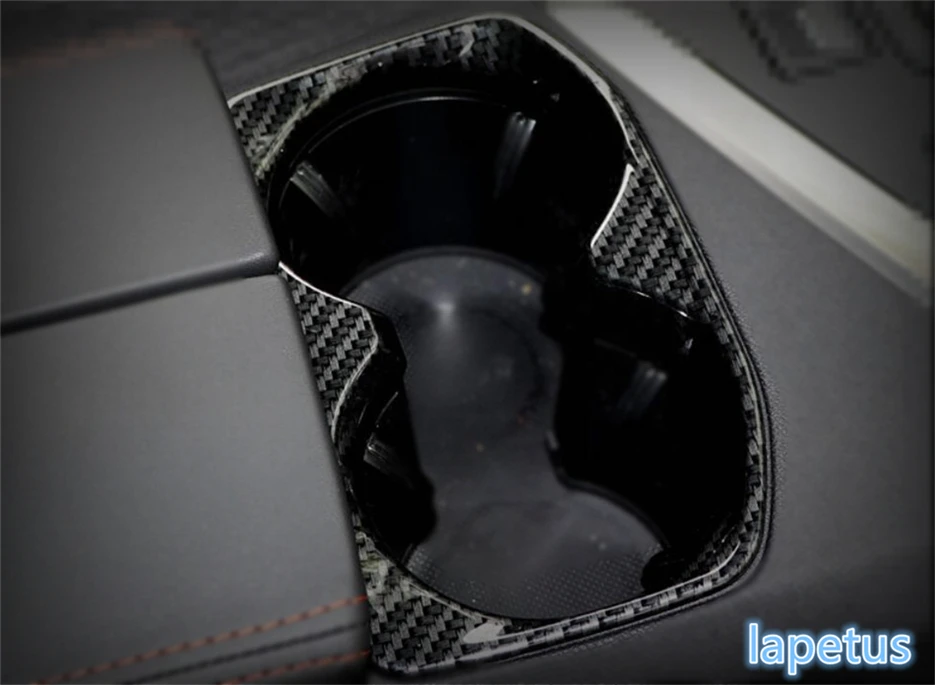

Accessories ! For Peugeot 3008 3008GT 2017 ABS Chrome Water Cup Holder Molding Cover Trim 1 Pcs