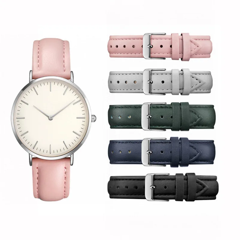 Lovers Watch Fashion Wristwatch Casual Women Men Casual Simple Quartz Analog Watch Band Wrist Watches Reloj mujer M09 (3)