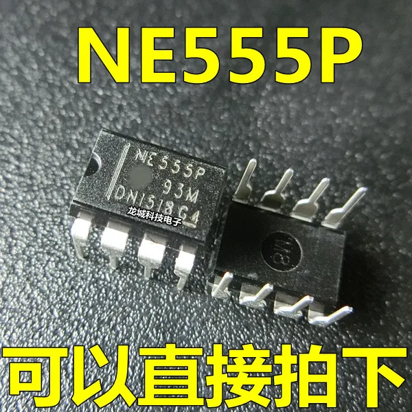 Новый Высокоточный таймер NE555 NE555P NE555N DIP8 | Электронные компоненты и
