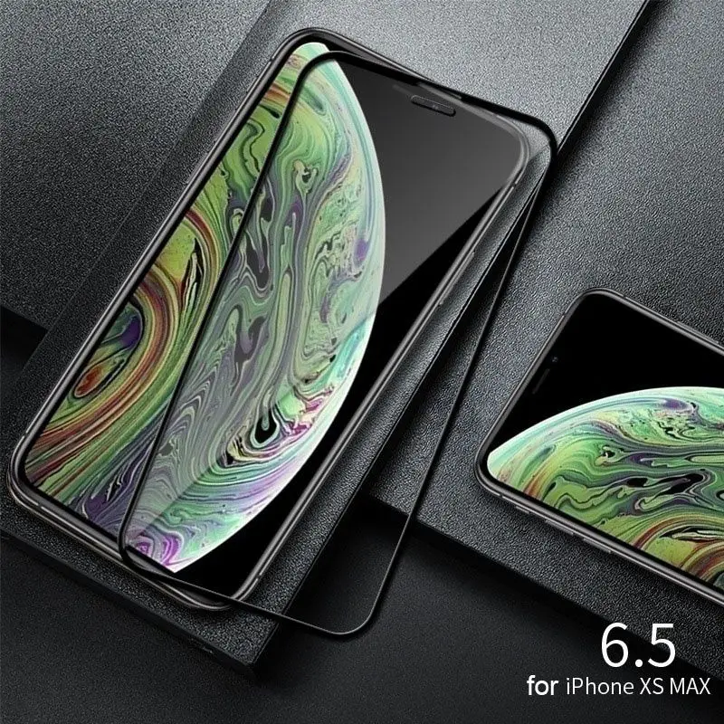 10D Защитное стекло для iPhone XR X XS MAX стекло полное покрытие для iPhone XsMax защита экрана закаленное стекло Передняя пленка