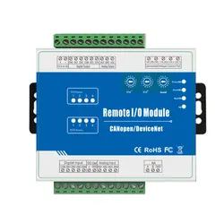 CANopen удаленного ввода/Вывода модуль Встроенный сторожевой поддерживает Скорость счетчик импульсов 4DI + 4DO + 4AI + 2AO m120C