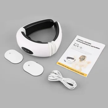 

Magnetic Therapy Neck MassageElectric pulse Wireless Remote Control Neck massager.Impulse Cervical Vertebra Treatment massage.