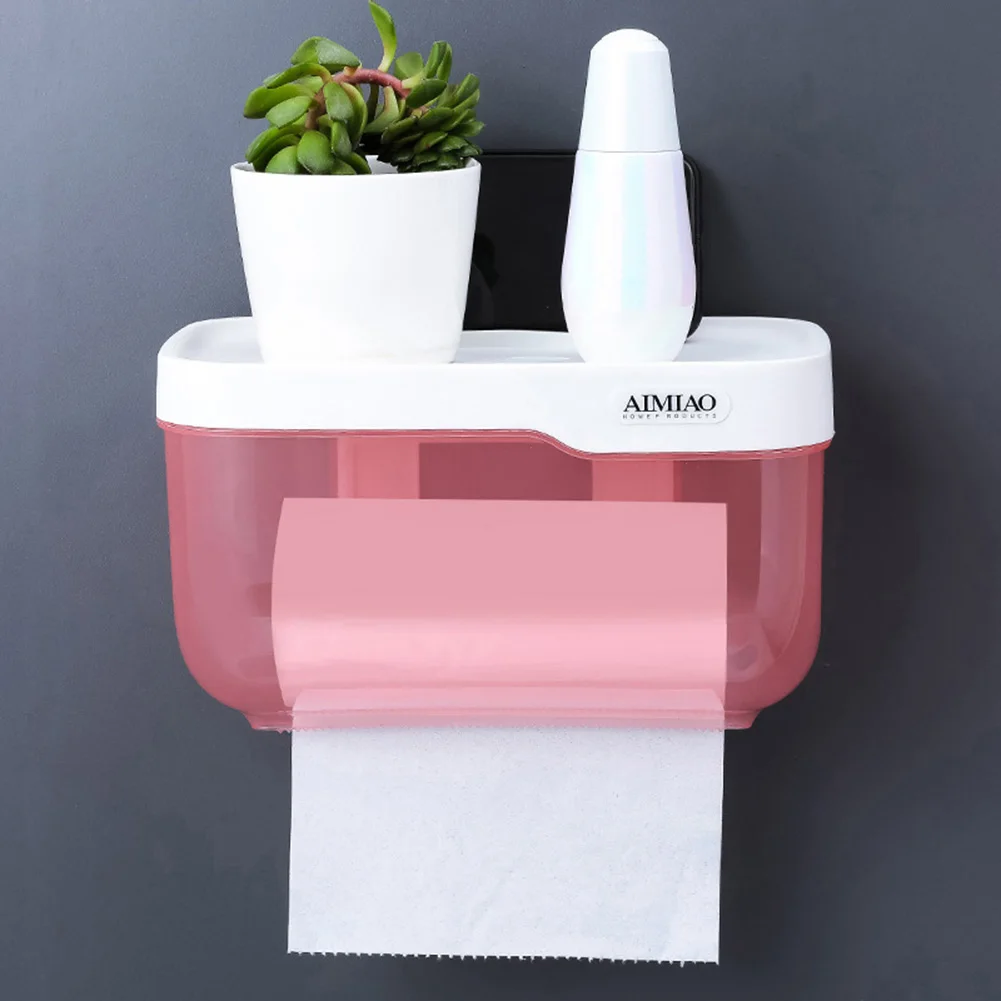 Многофункциональный водонепроницаемый держатель для туалетной бумаги для ванной комнаты, лоток для туалетной бумаги, держатель для бумажных полотенец, коробка для хранения, лоток