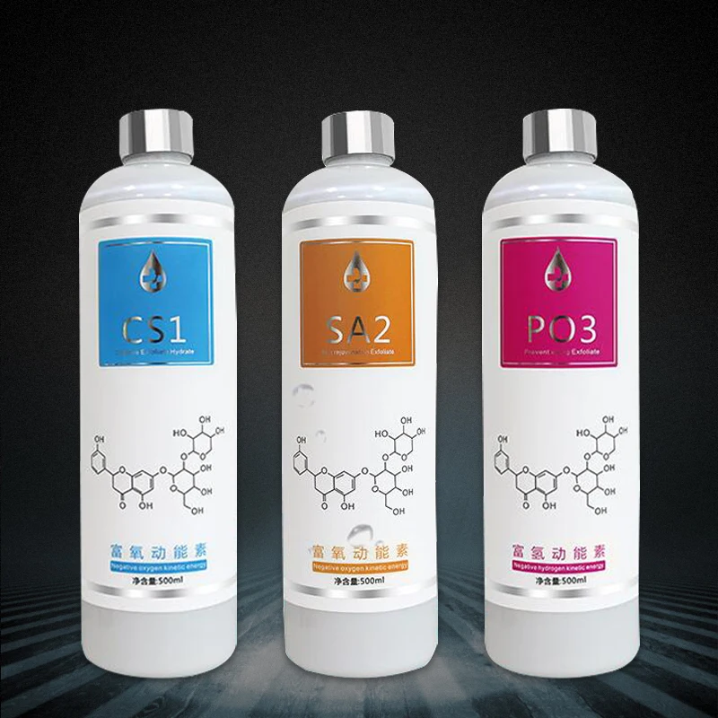 

Aqua Peeling Solution 3 Bottles/400ml Per Bottle Aqua Facial Serum Hydra Facial Serum For Normal