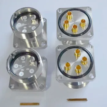 

Radio frequency (rf) cluster connector multicore cluster jump line 4 core four core