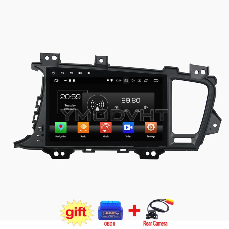 Excellent YMODVHT 9inch Android 8.0 Octa Core PX5 4GB RAM 32GB ROM Car DVD Player Radio Stereo GPS for Kia K5/OPTIMA 2014 0