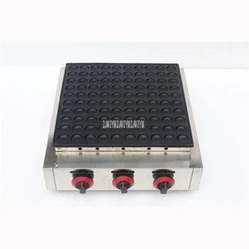 

1PC NP-696 Commercial Use 100 holes Gas Pancake Maker Non-stick Mini Waffle Baker Machine Stainless steel ,Waffle Size45*45*10mm