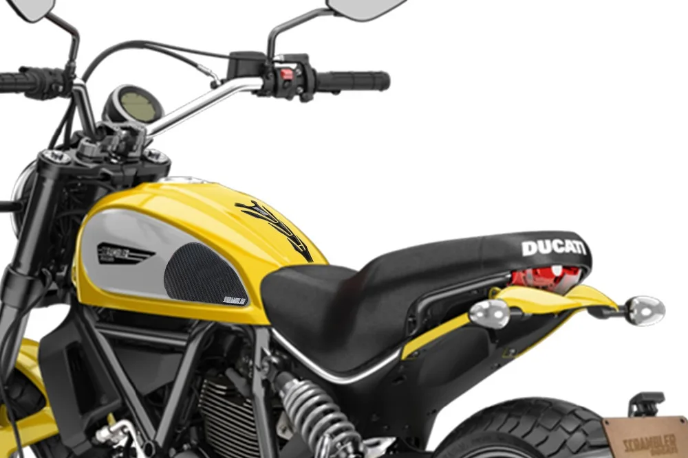 Kodaskin, Черный Танк Pad стикер наклейка эмблема Для Ducati Scrambler