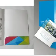 Печать A4 500 шт. партия бумаги презентационная Папка с круглосуточный бесплатный дизайн и