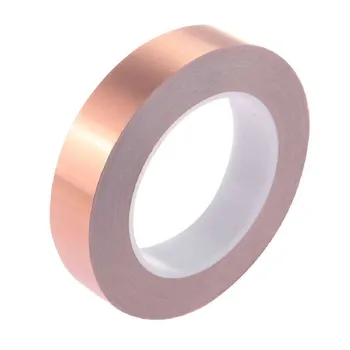 

pro EMI Shielding 2.5CM*50M Guitar Accessories Copper Foil Tape Roll Shielding for Guitar adhesive conductive Free Shipping