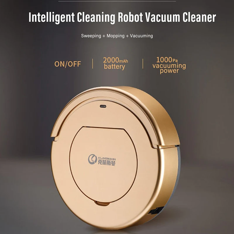 

Intelligent Vacuum Cleaner Robot One Key Start 3 Cleaning Modes Wet And Dry Sweep Mop Cleaning High Suction Home Vacuum Cleaner