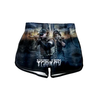 

2019 2019 3D Escape From Tarkov Print Women summer sexy shorts 2019 Casual Ladies summer Hot sale k-pops Shorts Plus Size XXL