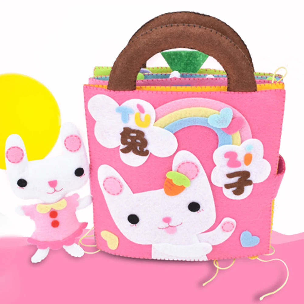 

Kid Soft Cloth Story Book Non-Woven DIY Painting Manual Intelligence Baby Imagination Education Development Reading Book