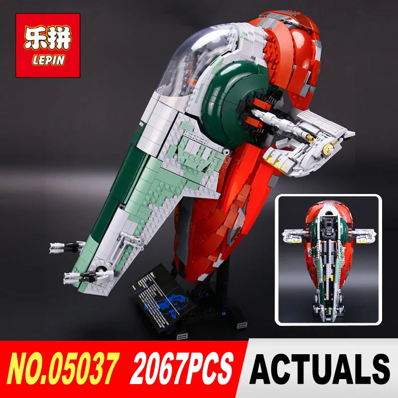

NEW LEPIN 05037 STAR Cool Slave UCS I Slave NO.1 Model Building Block Bricks Toys Compatible LegoINGlys 75060 Children Gift WARS