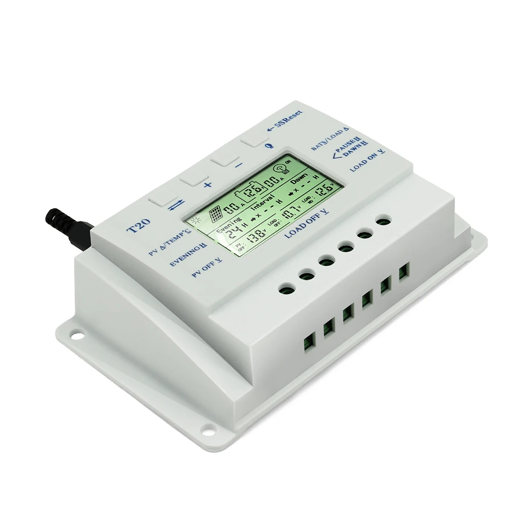 

Hot PMW Photovoltaic Power Generation Solar Controller Panel Battery Charging Regulator Controller LCD Display