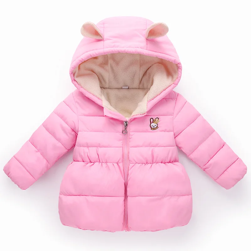 

JKP 2018 New Fashion Cotton coats Children Thick Hooded Girls Jacket Boy Outerwear & Coats Jacket Down Cotton & Parkas MF-207