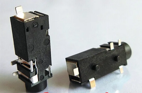 

10PCS 3.5mm Female Audio Connector 5 Pin SMT SMD Headphone Jack Socket PJ-328