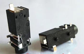

10PCS 3.5mm Female Audio Connector 5 Pin SMT SMD Headphone Jack Socket PJ-328
