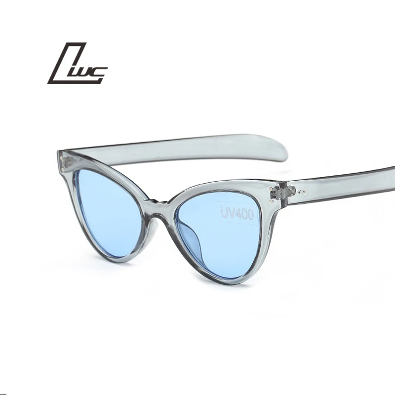 

Transparent Cat Eye Sunglasses Women Brand Designer Vintage Cateye Sun Glasses Female Oculos De Sol Feminino Ladies Sunglases