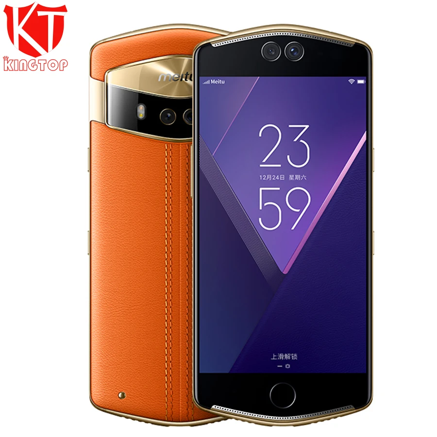 Оригинальный мобильный телефон Meitu V6 6 ГБ ОЗУ 128 Гб ПЗУ MT6799 Deca Core 5 дюймов Двойная