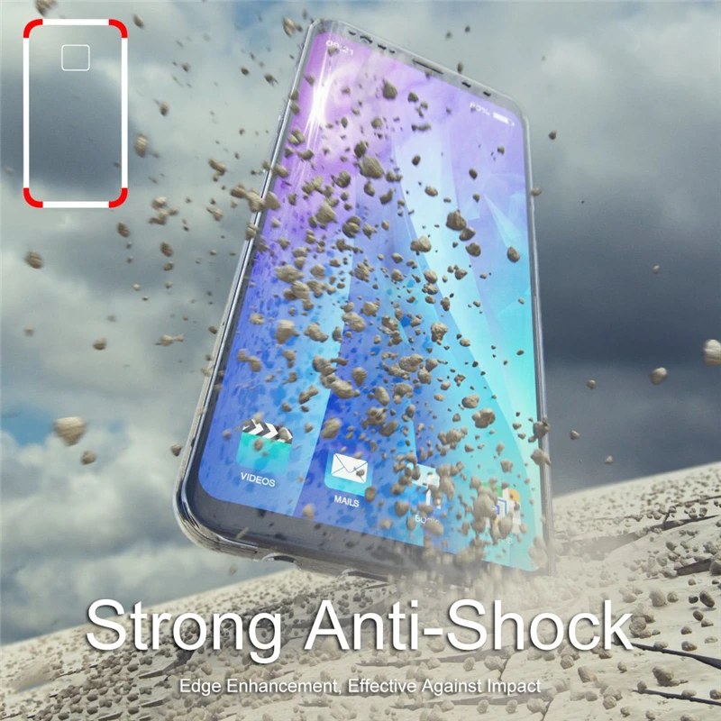Двойной ТПУ силиконовый сенсорный чехол для Samsung Galaxy S8 S9 S10 Plus A10 A30 A40 A50 M10 M20 2019 J4 J6