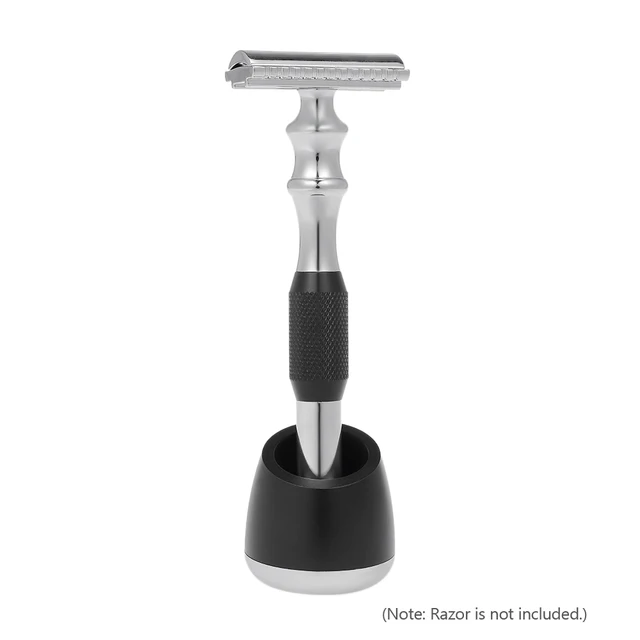 Long Handle Box Safety Razor Stand Base Aluminum Alloy Safety Razor