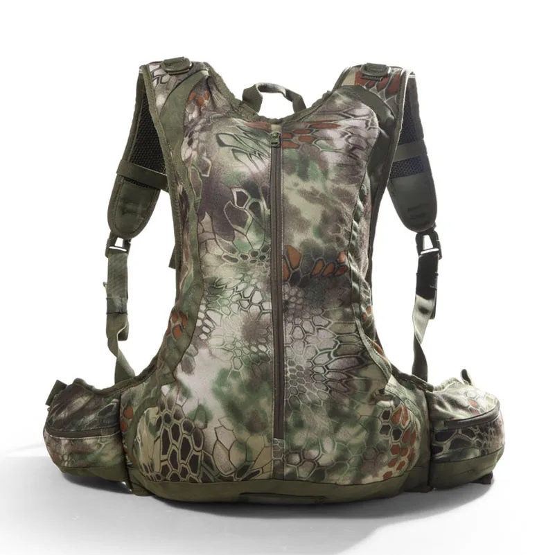 20L водонепроницаемая сумка для альпинизма из нейлоновой ткани с рисунком питона, камуфляжный рюкзак, подходит для активного отдыха, кемпинга, пеших прогулок
