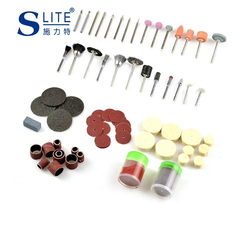 Original Slite Grinding Head Milling Cutter Versatile Set Of Grinding Polishing And Cutting Dremel Accessories Wooden box