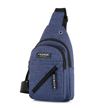 

Hot 2019 Fashion Vintage Men Crossbody Bags Chest Canvas Water Proof Handbags For Male Military Shoulder Bag Bolsas qq110