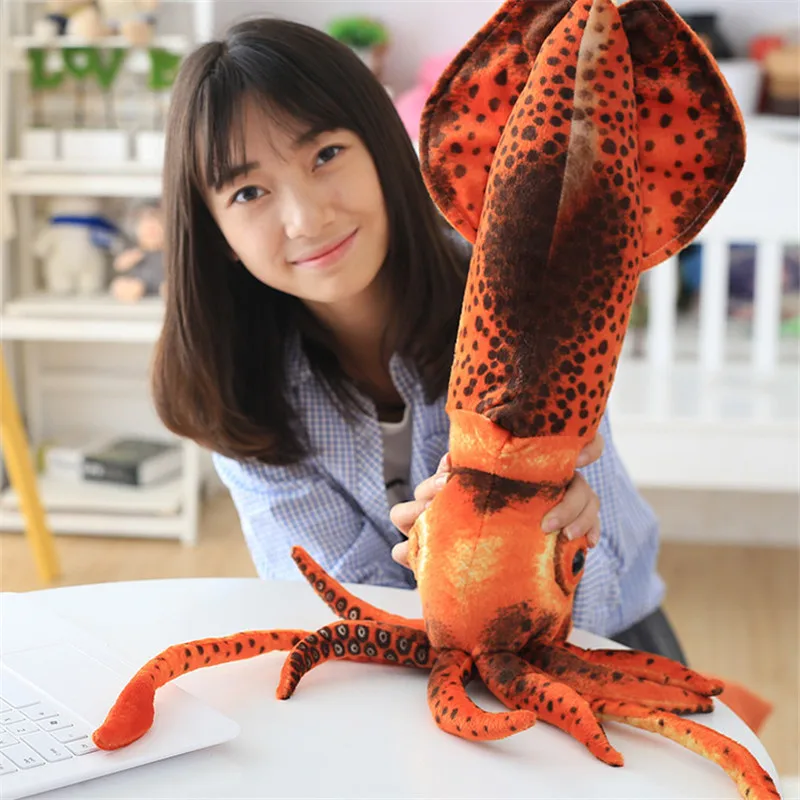 60 см моделирование кальмаров осьминог плюшевые игрушки свадьба обручение Рождественский подарок для женщин детей