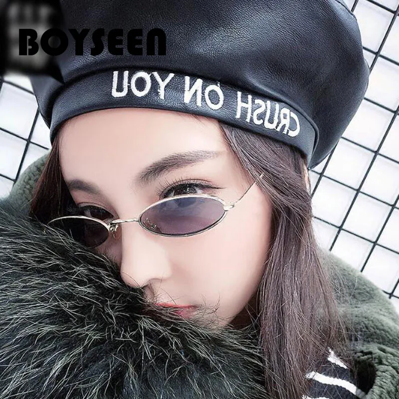 Мужские и женские очки BOYSEENY классические солнцезащитные в металлической оправе